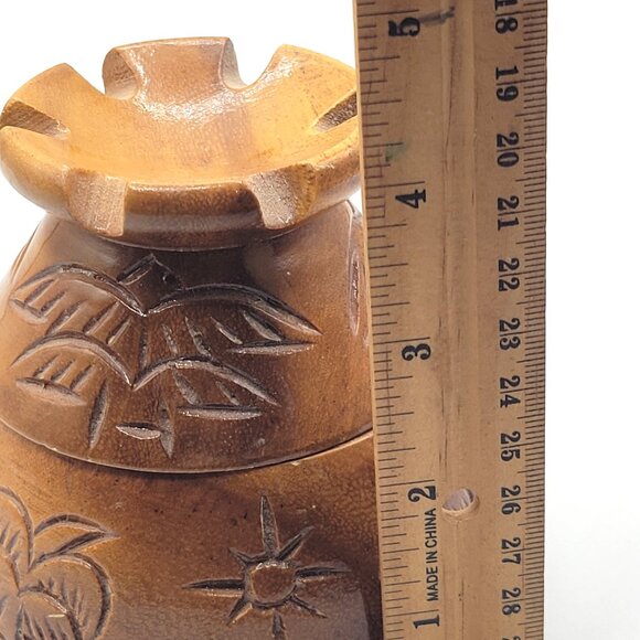 Zumwalt Myrtlewood Paper Weight &  Hawaii Souvenir Wood Trinket Box - Picture 5 of 14